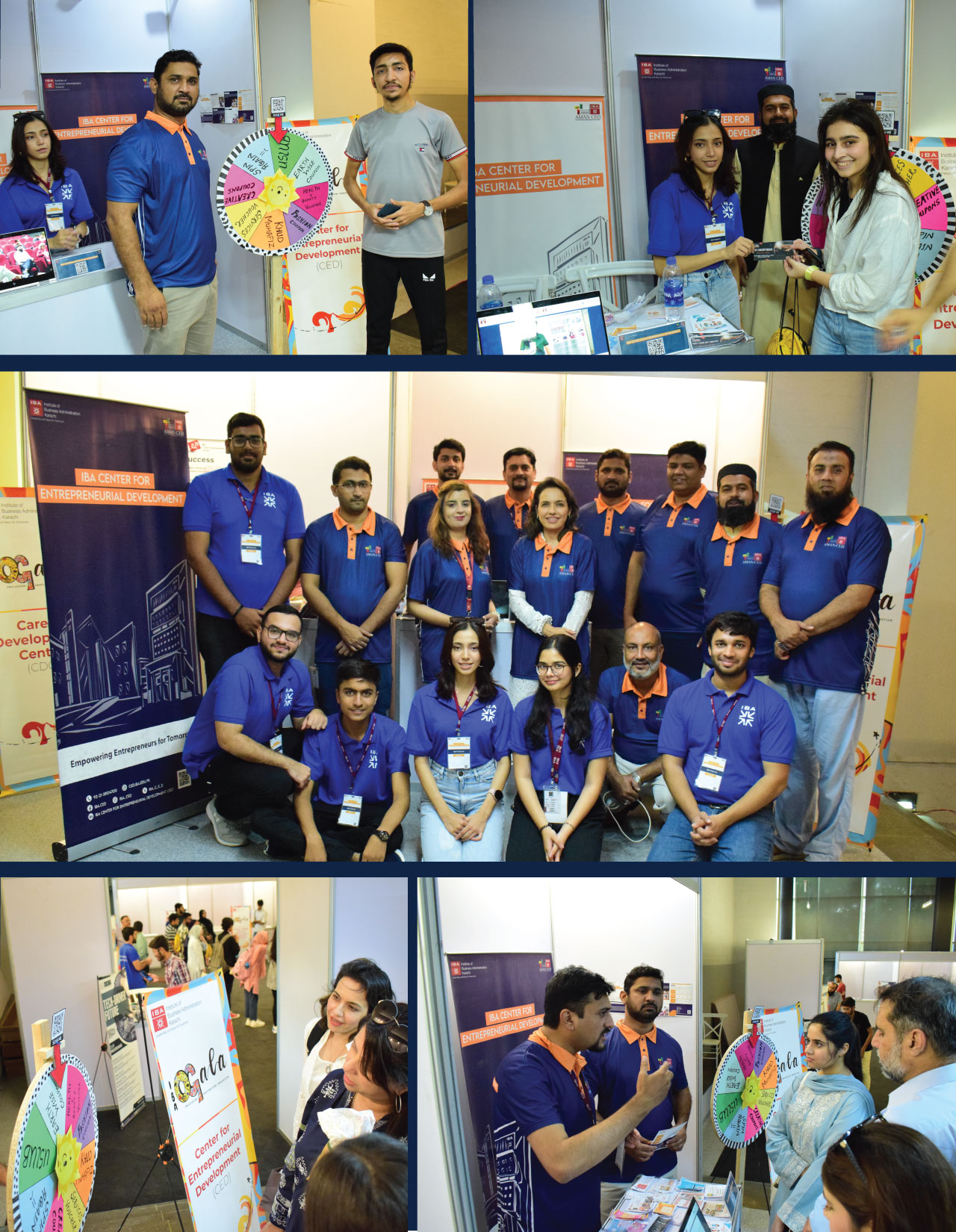 16th August 2023: IBA Center for Entrepreneurial Development (CED) Kiosk at IBA Orientation Gala (O'Gala'23)